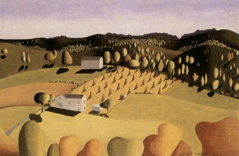 some of corn, Grant Wood